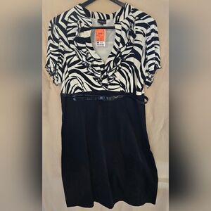 Sexy Zebra Print Dress NEW WITH TAGS